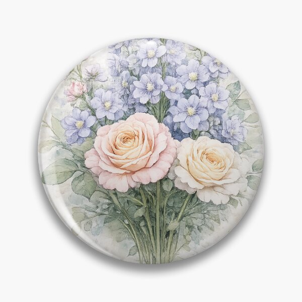 Item preview, Flower of the month: July – Larkspur (Delphinium) designed and sold by LongIslandDesgn.