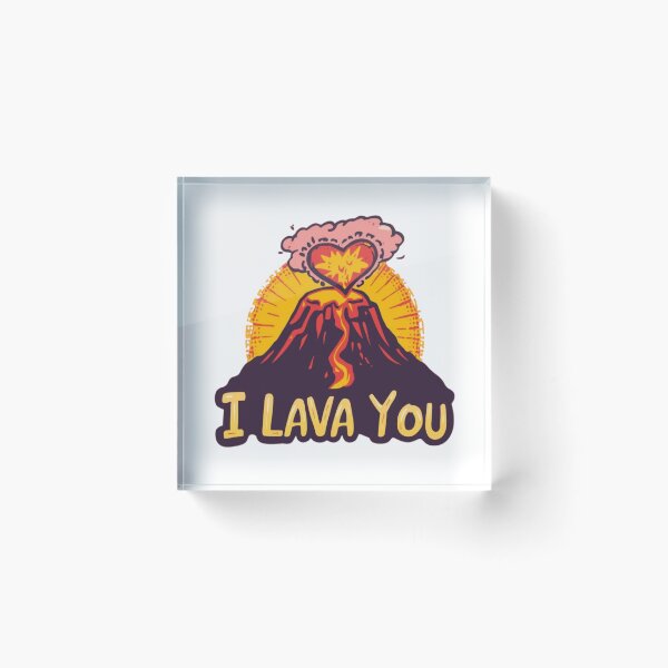 Item preview, I Lava You - Volcano Pun Valentine's Day Shirt designed and sold by QuikFun.