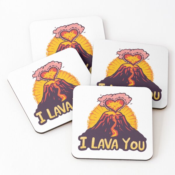 Item preview, I Lava You - Volcano Pun Valentine's Day Shirt designed and sold by QuikFun.