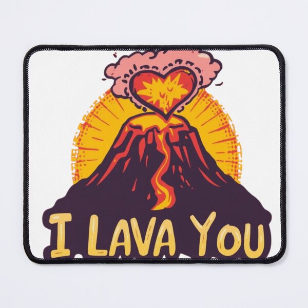 Item preview, I Lava You - Volcano Pun Valentine's Day Shirt designed and sold by QuikFun.