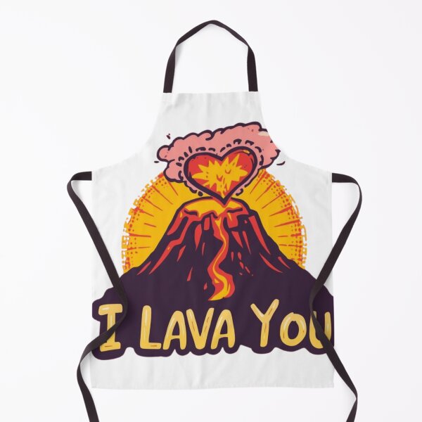Item preview, I Lava You - Volcano Pun Valentine's Day Shirt designed and sold by QuikFun.