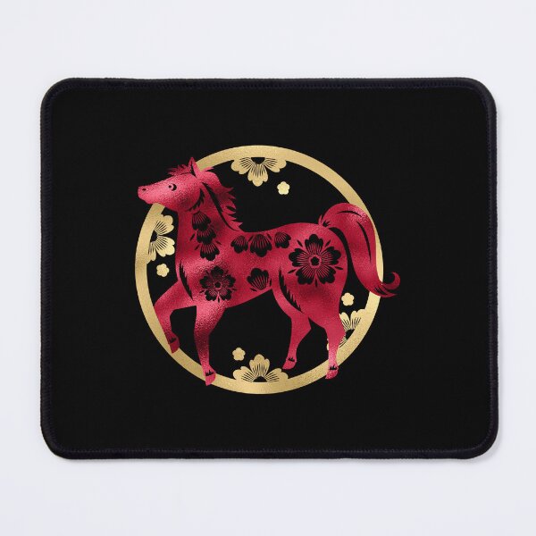 Item preview, Year of the Horse 2026 | Happy Chinese New Year | Lunar New Year | Red and Red Firehorse designed and sold by StarryHeavens.