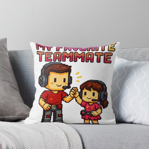 Item preview, My Favorite Teammate - Pixel Art Gamer Dad & Daughter Retro Gaming Tee by EtuVibesDesign designed and sold by etuvibes.