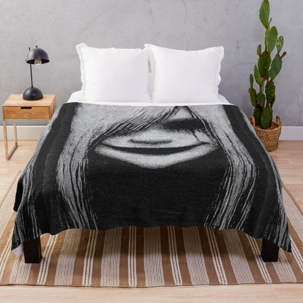 Item preview, Creepy Smiling Girl Pencil Sketch designed and sold by Piotrek0001.