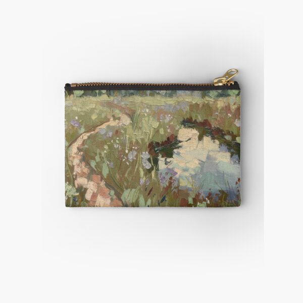 Item preview, French Countryside Pathway Painting | Pastoral Landscape with Water designed and sold by CARRAANN.