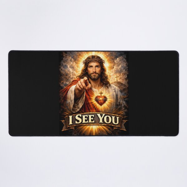 Item preview, Jesus - "I See You" - Christian Faith inspirational Art designed and sold by Nature's Palette.