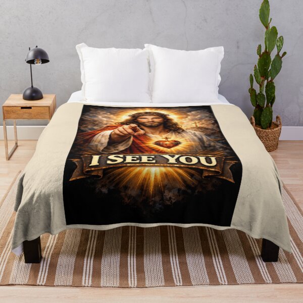 Item preview, Jesus - "I See You" - Christian Faith inspirational Art designed and sold by Nature's Palette.