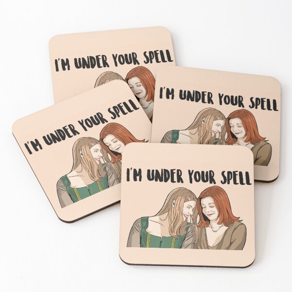 Item preview, I'm Under Your Spell - Willow & Tara - Buffy The Vampire Slayer - Valentine's Day Card designed and sold by PopShopDesignFR.