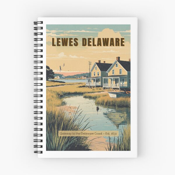 Item preview, Lewes Delaware – Retro Travel Art designed and sold by bobparduephoto.