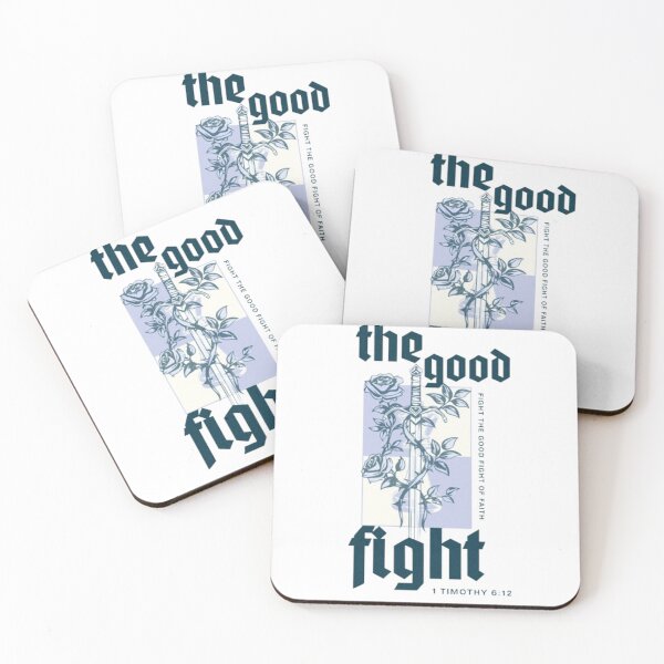 Item preview, Fight the Good Fight| 1 Timothy | Christian Gym Shirt | The Lord Is My Strength | Faith Based Lifting Tee | Christian Athlete Apparel designed and sold by designedwLUV.