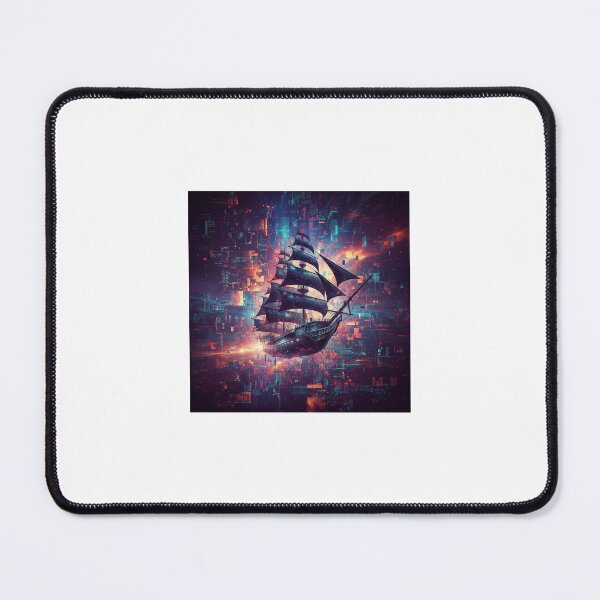 Item preview, Celestial Glitch Ship: Cosmic Voyage designed and sold by Alta-store.