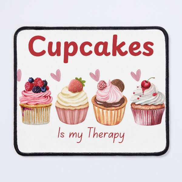 Item preview, Cupcakes Is My Therapy designed and sold by RanoStore.