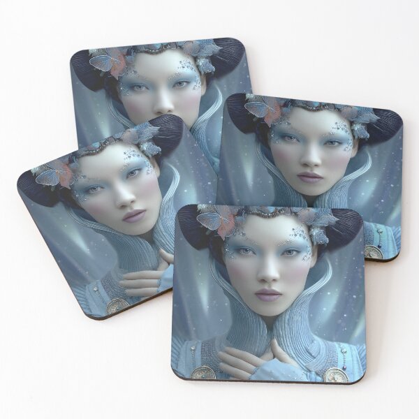 Item preview, Elegant Ice Queen Surrounded by Lavish Butterflies designed and sold by Artessie.