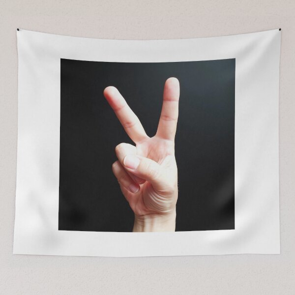 Item preview, Hand Of Peace Print designed and sold by Lichentroupe63.