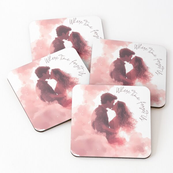 Item preview, Where Time Forgets Us – Pastel Lovers Embrace designed and sold by Estnesti.
