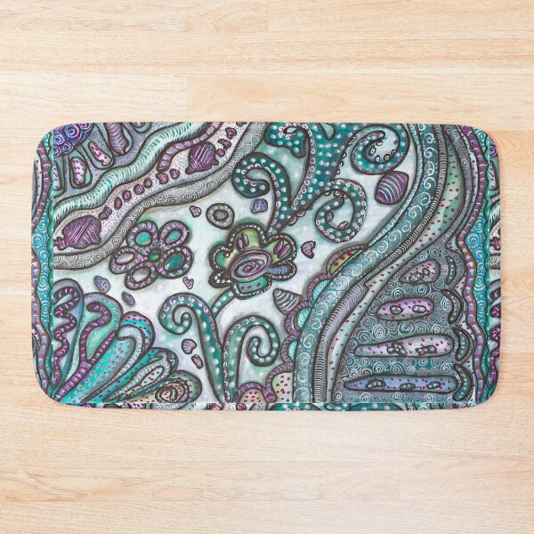Item preview, No Place to Rest | Overwhelmed Mind in Doodle Patterns designed and sold by ColorWander.