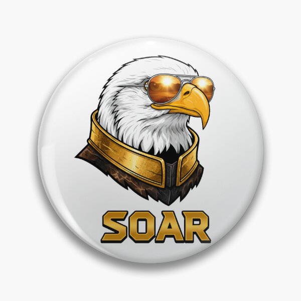 Item preview, SOAR – Cool Eagle Illustration with Sunglasses designed and sold by C3J7.