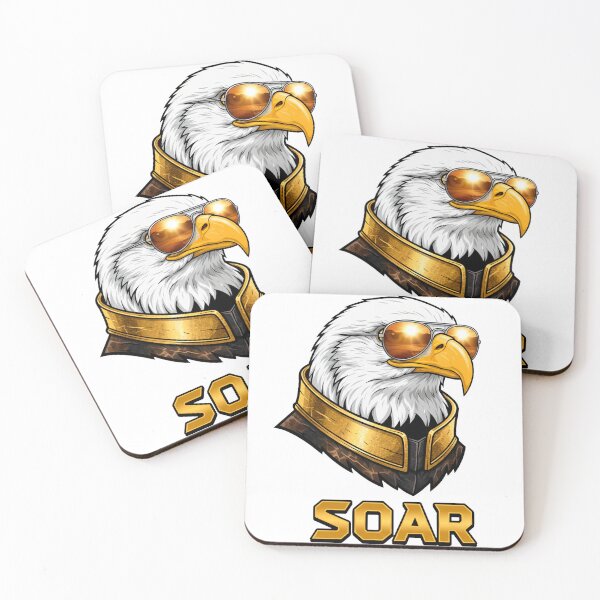 Item preview, SOAR – Cool Eagle Illustration with Sunglasses designed and sold by C3J7.