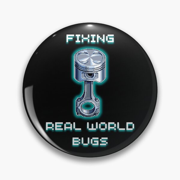Item preview, Fixing Real World Bugs - Retro Pixel Art Mechanic Gift designed and sold by JonyDG.