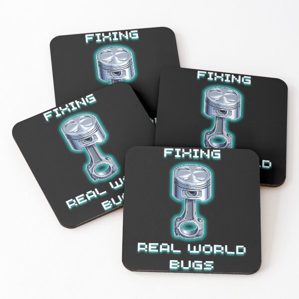 Item preview, Fixing Real World Bugs - Retro Pixel Art Mechanic Gift designed and sold by JonyDG.