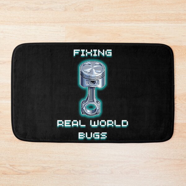 Item preview, Fixing Real World Bugs - Retro Pixel Art Mechanic Gift designed and sold by JonyDG.