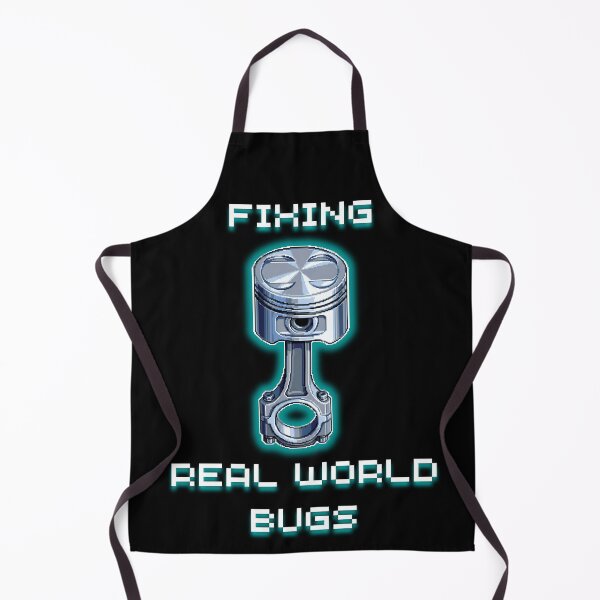 Item preview, Fixing Real World Bugs - Retro Pixel Art Mechanic Gift designed and sold by JonyDG.