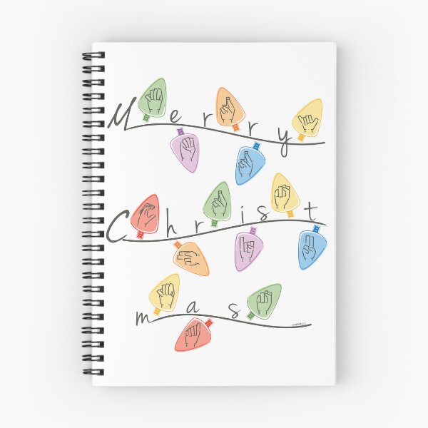 Item preview, Christmas Lights in Sign Language designed and sold by Arbol100.