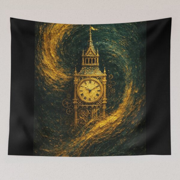 Item preview, Golden Time Tower designed and sold by JrSkDesign ✅ .