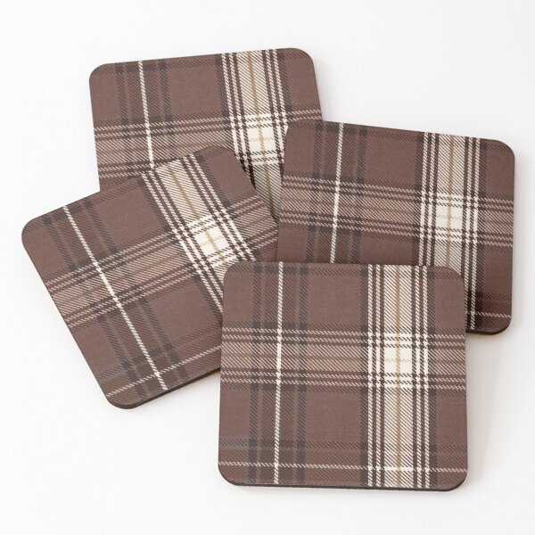 Item preview, Brown White Plaid designed and sold by LYFSTYLE.GEMS.