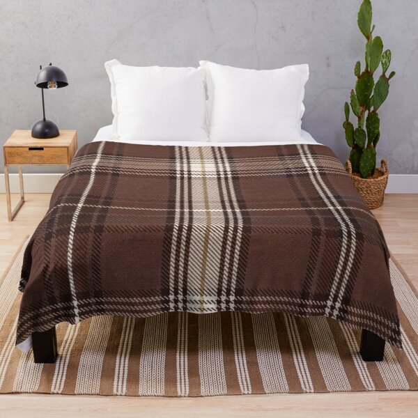 Item preview, Brown White Plaid designed and sold by LYFSTYLE.GEMS.