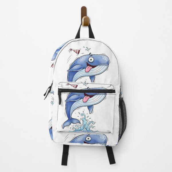 Item preview, Happy Whale Splash Cartoon designed and sold by aaljone007.