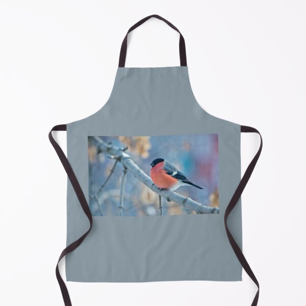 Item preview, Bird: Winter Bullfinch: Red Heat on Frosty Branch - 4K Wildlife designed and sold by Design4AllThings.