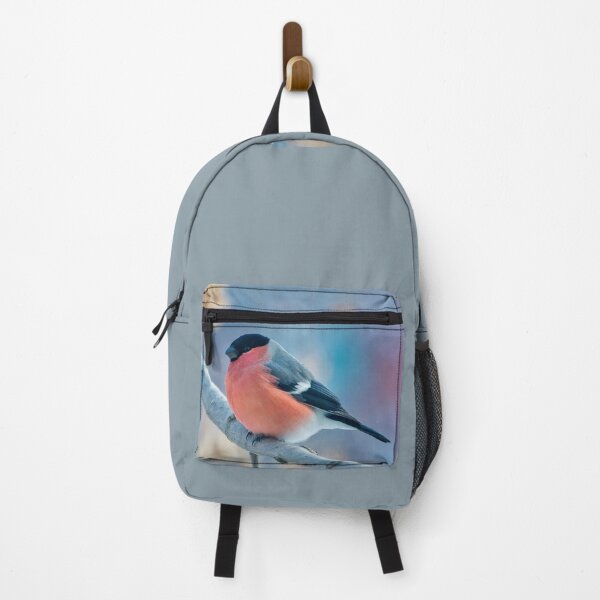 Item preview, Bird: Winter Bullfinch: Red Heat on Frosty Branch - 4K Wildlife designed and sold by Design4AllThings.