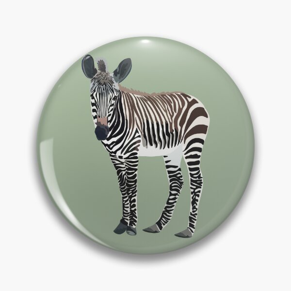 Item preview, M is for Mountain Zebra, Mountain Zebra | African Wildlife & Equine Art Design designed and sold by PrettylittlepastelUk.