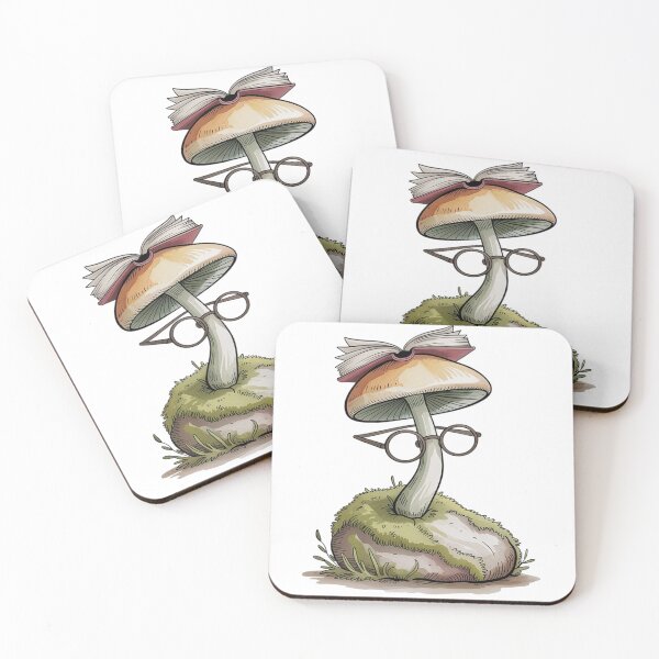 Item preview,  The Reading Mushroom – Quiet Wisdom Tee designed and sold by mo-carnival.
