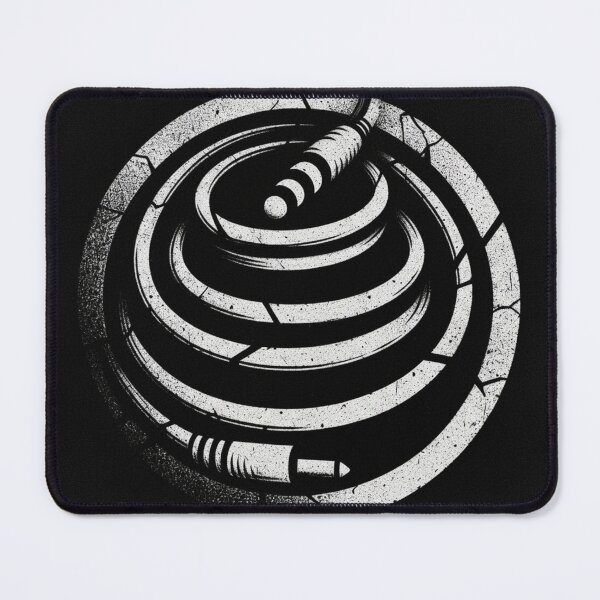 Item preview, Coiled Audio Jack - Vintage Grunge Music Tech Design designed and sold by FrkiArt.