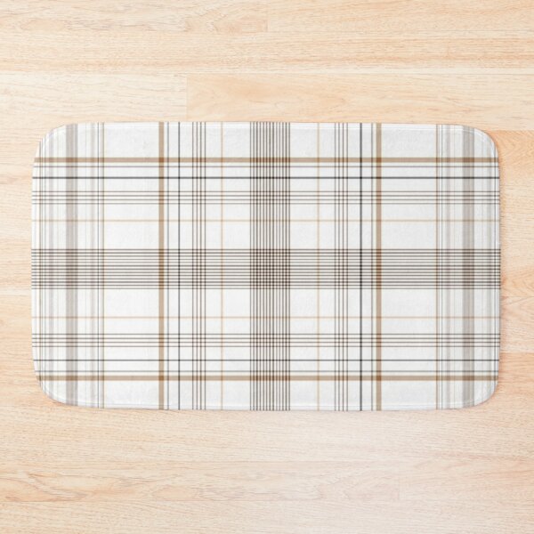Item preview, Gold White Brown Plaid designed and sold by LYFSTYLE.GEMS.