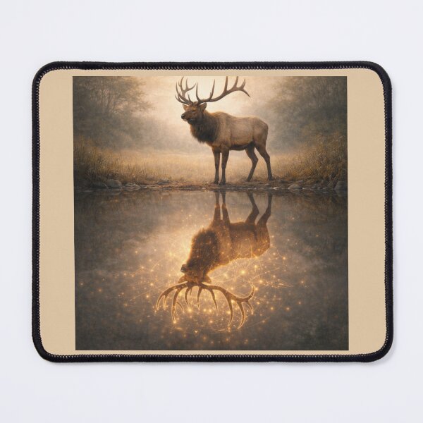 Item preview, Elk of Ancestral Memory – Reflections Series designed and sold by GeoWild Designs.