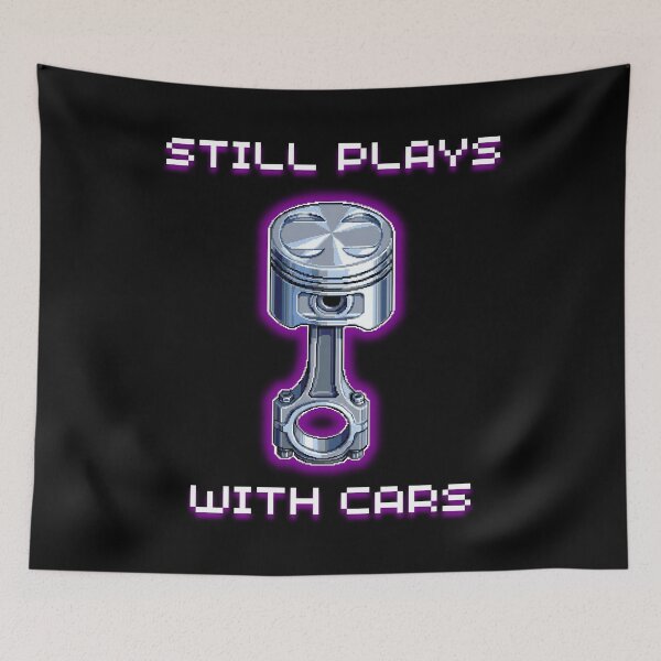 Item preview, Still Plays With Cars - Retro Gamer Mechanic designed and sold by JonyDG.