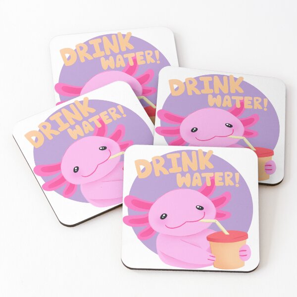 Item preview, Drink Water! Axolotl designed and sold by Rojasole.