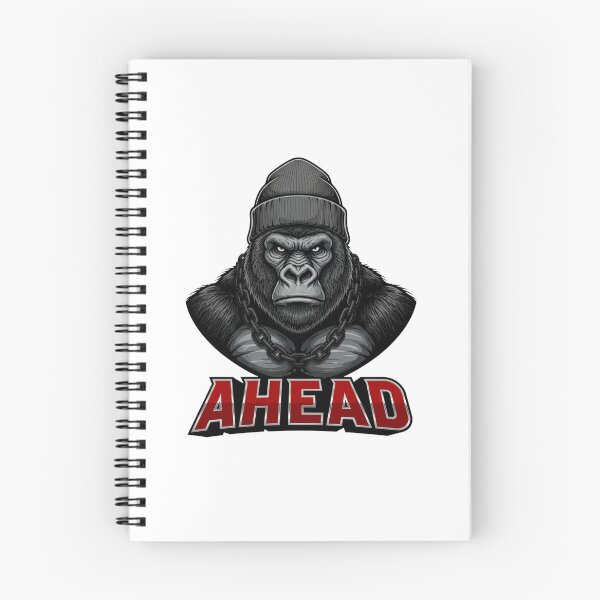 Item preview, AHEAD – Powerful Gorilla Hustle Illustration designed and sold by C3J7.