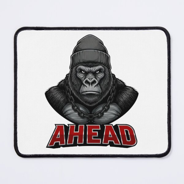 Item preview, AHEAD – Powerful Gorilla Hustle Illustration designed and sold by C3J7.