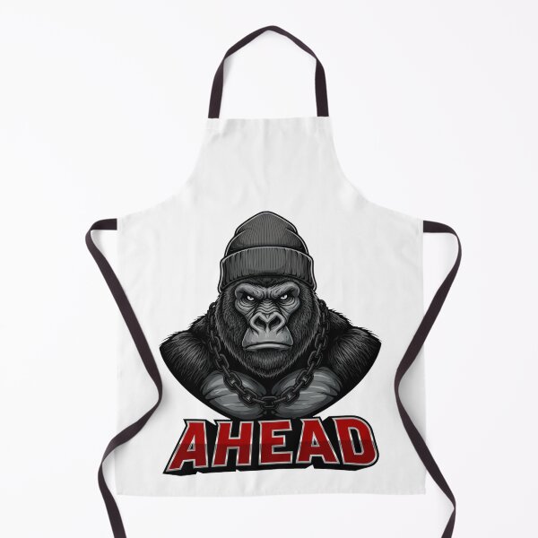 Item preview, AHEAD – Powerful Gorilla Hustle Illustration designed and sold by C3J7.