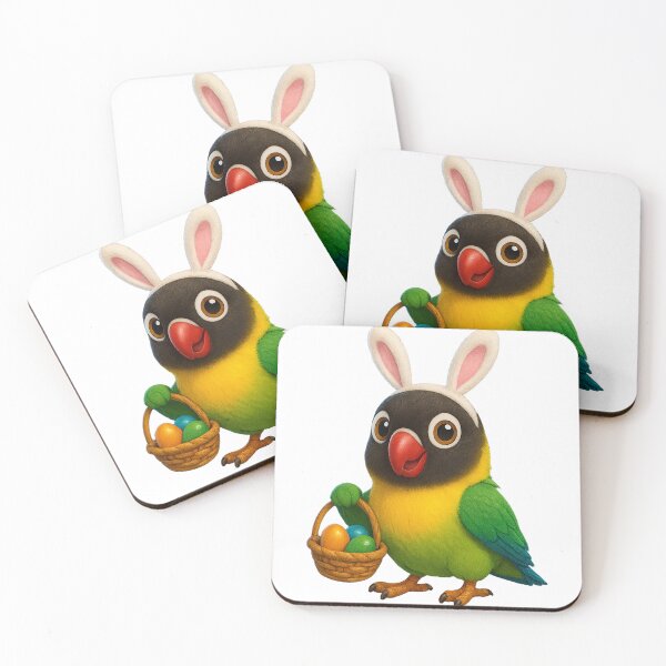 Item preview, Easter Masked Lovebird designed and sold by Sillytoe.