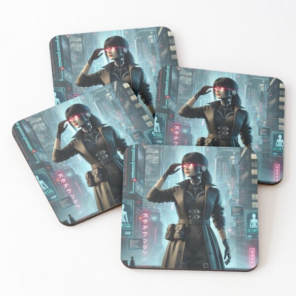 Item preview, Detective Ariadna-7-Cyberpunk designed and sold by ChidaStore.