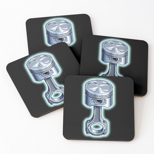 Item preview, Chrome Piston - Aesthetic Cyberpunk Pixel Art designed and sold by JonyDG.