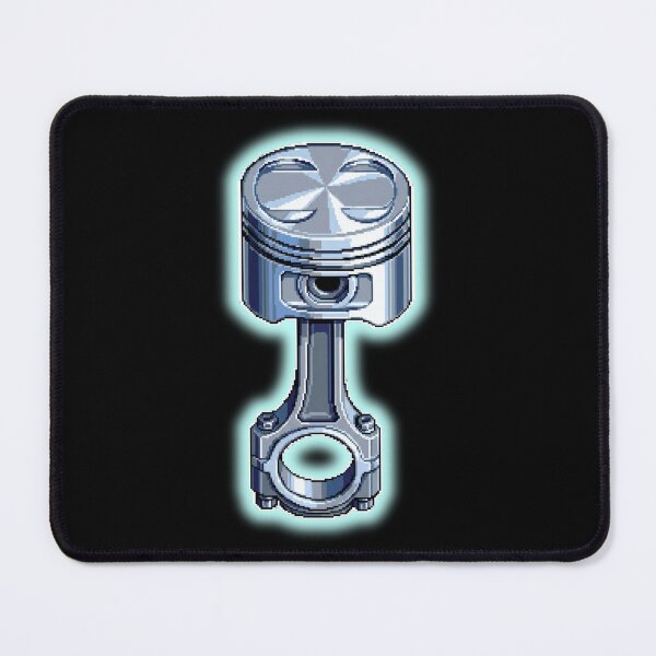 Item preview, Chrome Piston - Aesthetic Cyberpunk Pixel Art designed and sold by JonyDG.