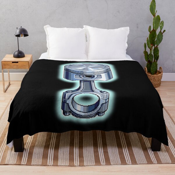Item preview, Chrome Piston - Aesthetic Cyberpunk Pixel Art designed and sold by JonyDG.