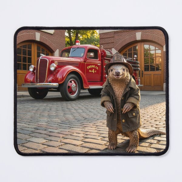 Item preview, Pangolin Firefighter designed and sold by Tridentulus.