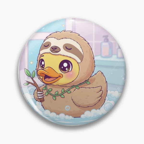 Item preview, Sloth Rubber Ducky designed and sold by mezzilicious.